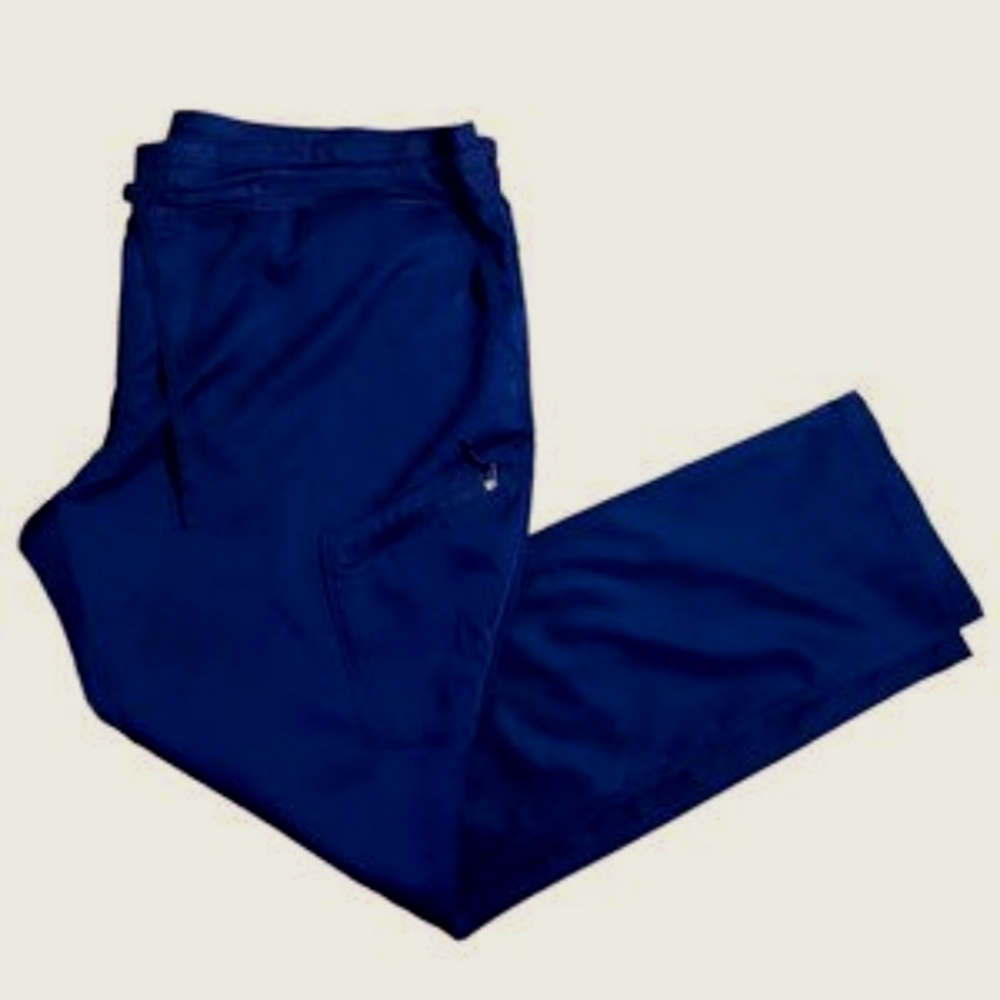 COPY - 2/$25 Scrubletics navy stretch slim leg scrub pants XL